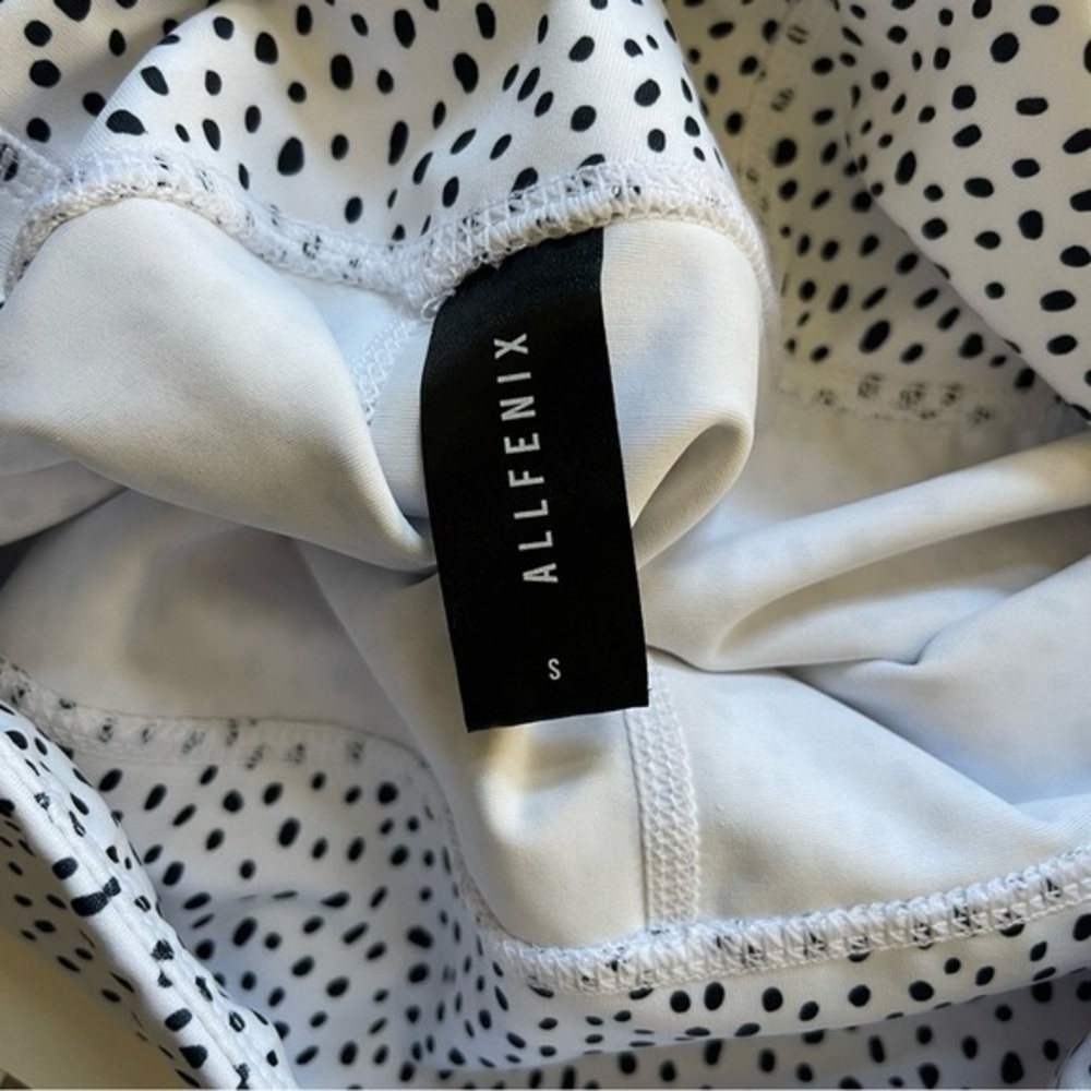 ALL FENIX × ANTHROPOLOGIE Montana High Rise Legging White with Black Dots Spots - Picture 6 of 6